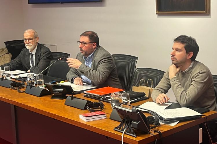 Ignacio Cabeza, en la comparecencia de esta mañana.